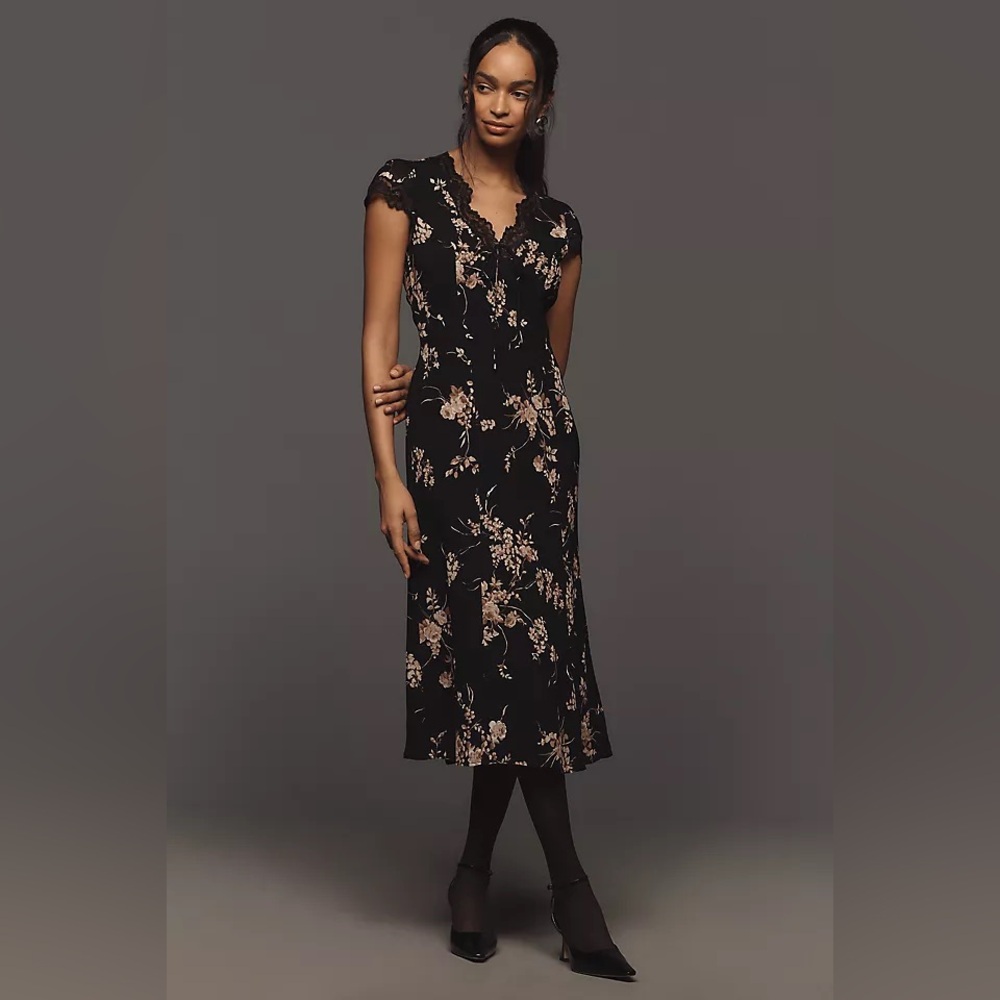 NWT Reformation Tiffie Midi Dress